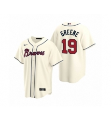 Youth Atlanta Braves #19 Shane Greene Nike Cream 2020 Replica Alternate Jersey