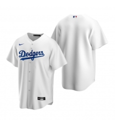 Men's Nike Los Angeles Dodgers Blank White Home Stitched Baseball Jersey