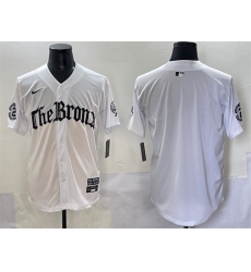 Men's New York Yankees Blank White 'Gothic Legacy Edition' Vapor Premier Limited Stitched Baseball Jersey