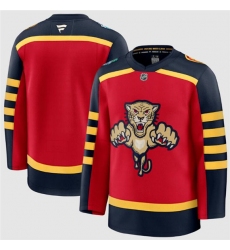 Men's Florida Panthers Blank Red 2026 Winter Classic Stitched Hockey Jersey