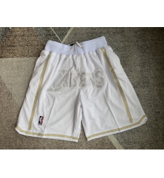 Men's Los Angeles Lakers White bag Shorts