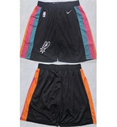 Men's San Antonio Spurs Black Shorts (Run Small)