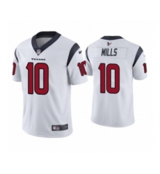 Men's Houston Texans #10 Davis Mills White Vapor Untouchable Limited Stitched Jersey