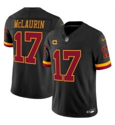 Men's Washington Commanders #17 Terry McLaurin Black 2026 F.U.S.E. Hail Raiser Alternate Vapor Limited Stitched Football Jersey
