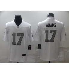 Men's Nike Oakland Raiders #17 Davante Adams White Vapor Limited Stitched Jersey