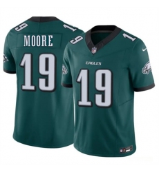 Men's Philadelphia Eagles #19 Elijah Moore Green 2026 F.U.S.E. Vapor Untouchable Limited Football Stitched Jersey