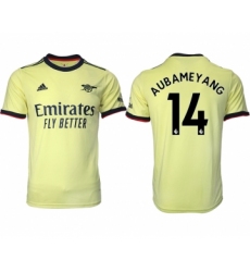 Men 2021-2022 Club Arsenal away aaa version green 14 Soccer Jerseys