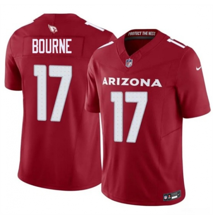 Men's Arizona Cardinals #17 Kendrick Bourne Red 2026 F.U.S.E. Vapor Untouchable Limited Football Stitched Jersey