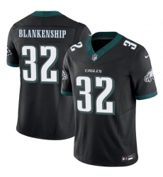 Men's Philadelphia Eagles #32 Reed Blankenship Black 2025 F.U.S.E. Vapor Untouchable Limited Football Stitched Jersey