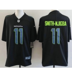 Men's Seattle Seahawks #11 Jaxon Smith-Njigba Limited Black Fashion Vapor Jersey
