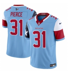 Men's Houston Texans #31 Dameon Pierce Blue 2024 F U S E V5 Limited Stitched Football Jersey