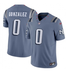 Men's New England Patriots #0 Christian Gonzalez 2025 F.U.S.E. “Rivalries” Vapor Limited Football Stitched Jersey