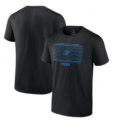 Men's Oklahoma City Thunder Black 2024 Playoffs Fast Break Opportunity T-Shirt