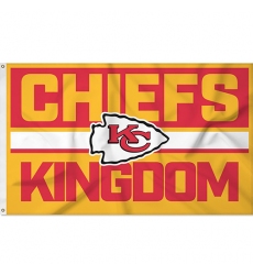 2Pcs Industries NFL Football Bold 3' x 5' Banner Flag Single Sided - Indoor or Outdoor - Home Décor