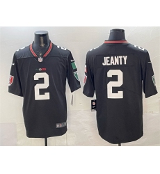 Men's Las Vegas Raiders #2 Ashton Jeanty Black Mexico Vapor Limited Football Stitched Jersey