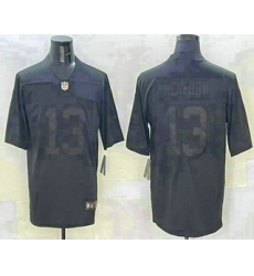 Men's Las Vegas Raiders #13 Hunter Renfrow Balck Vapor Untouchable Stitched Jersey