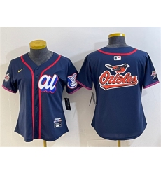 Youth American League Baltimore Orioles Team Big Logo Navy 2025 All-Star Edition Limited Stitched Baseball Jersey