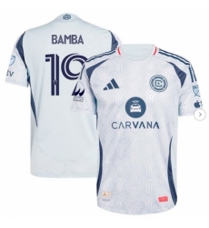 Men's Chicago Fire Jonathan Bamba adidas Light Blue 2025 The Municipal Kit Authentic Player Jersey
