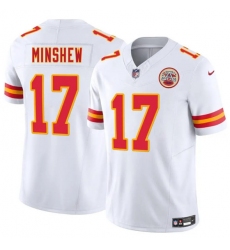 Men's Kansas City Chiefs #17 Gardner Minshew White 2025 F.U.S.E. Vapor Untouchable Limited Football Stitched Jersey