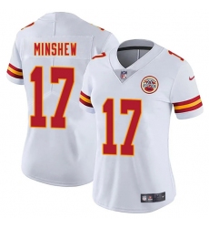 Women's Kansas City Chiefs #17 Gardner Minshew White 2025 Vapor Untouchable Limited Stitched Jersey(Run Small)
