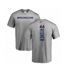Football Denver Broncos #66 Dalton Risner Ash Backer T-Shirt