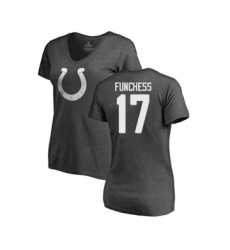 Football Women's Indianapolis Colts #17 Devin Funchess Ash One Color T-Shirt