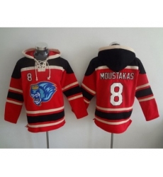 Men's Kansas City Royals #8 Mike Moustakas Red MLB Baseball Hoodie