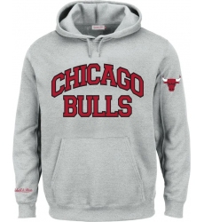 Chicago Bulls Spotlight Practice Performance Pullover Hoodie Heather Grey