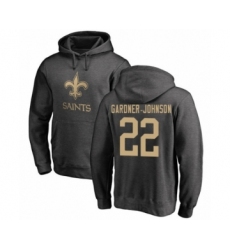 Football New Orleans Saints #22 Chauncey Gardner-Johnson Ash One Color Pullover Hoodie