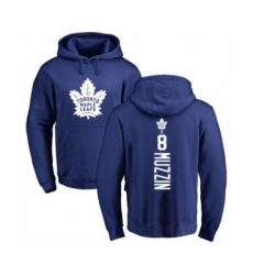Hockey Toronto Maple Leafs #8 Jake Muzzin Royal Blue Backer Pullover Hoodie