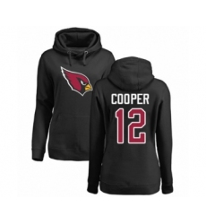 NFL Women's Nike Arizona Cardinals #12 Pharoh Cooper Black Name & Number Logo Pullover Hoodie