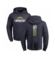 Football Los Angeles Chargers #97 Joey Bosa Navy Blue Backer Pullover Hoodie
