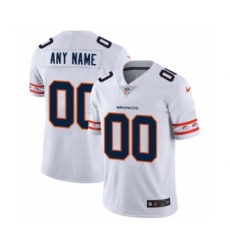 Men's Denver Broncos Customized White Team Logo Cool Edition Jersey