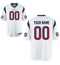 Nike Men's Houston Texans Customized Game White Jersey