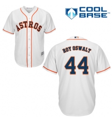 Men's Majestic Houston Astros #44 Roy Oswalt Replica White Home Cool Base MLB Jersey
