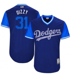 Men's Majestic Los Angeles Dodgers #31 Joc Pederson 