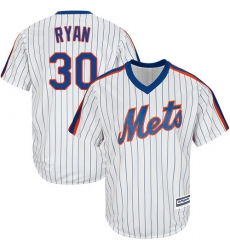 Youth Majestic New York Mets #30 Nolan Ryan Authentic White Alternate Cool Base MLB Jersey