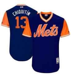 Men's Majestic New York Mets #13 Asdrubal Cabrera 