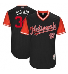 Men's Majestic Washington Nationals #34 Bryce Harper 