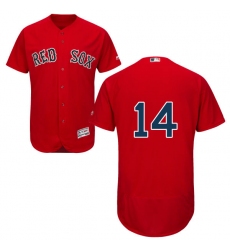 Men's Majestic Boston Red Sox #14 Jim Rice Red Alternate Flex Base Authentic Collection MLB Jersey