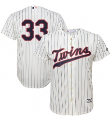 Men's Majestic Minnesota Twins #33 Justin Morneau Replica Cream Alternate Cool Base MLB Jersey