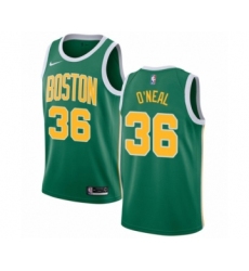 Youth Nike Boston Celtics #36 Shaquille O'Neal Green Swingman Jersey - Earned Edition
