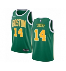 Women's Nike Boston Celtics #14 Bob Cousy Green Swingman Jersey - Earned Edition