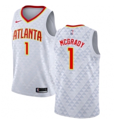 Youth Nike Atlanta Hawks #1 Tracy Mcgrady Swingman White NBA Jersey - Association Edition