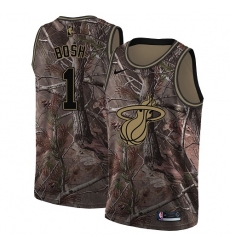 Youth Nike Miami Heat #1 Chris Bosh Swingman Camo Realtree Collection NBA Jersey