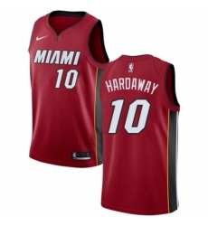Men's Nike Miami Heat #10 Tim Hardaway Authentic Red NBA Jersey Statement Edition