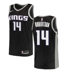 Women's Nike Sacramento Kings #14 Oscar Robertson Swingman Black NBA Jersey Statement Edition