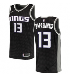 Youth Nike Sacramento Kings #13 Georgios Papagiannis Swingman Black NBA Jersey Statement Edition