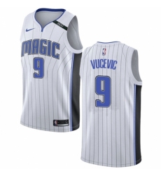 Men's Nike Orlando Magic #9 Nikola Vucevic Swingman NBA Jersey - Association Edition