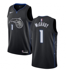 Women's Nike Orlando Magic #1 Tracy Mcgrady Swingman Black NBA Jersey - City Edition